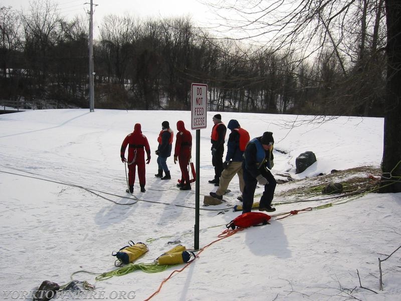 2003 Ice Rescue Training with Somers FD