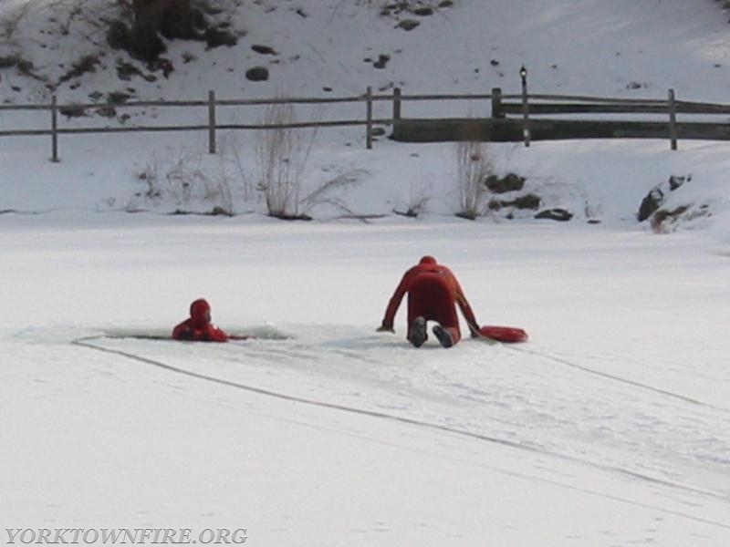 2003 Ice Rescue Training with Somers FD