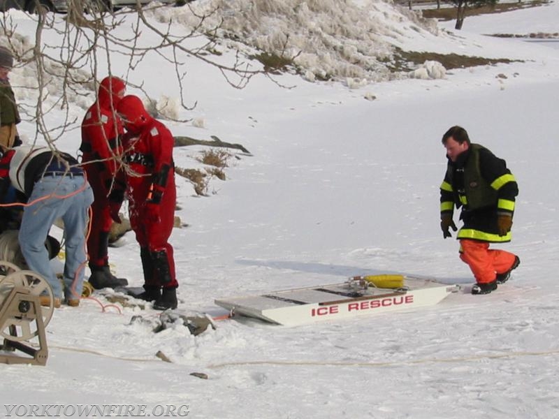 2003 Ice Rescue Training with Somers FD