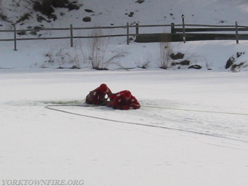 2003 Ice Rescue Training with Somers FD
