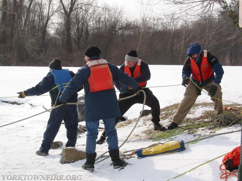 2003 Ice Rescue Training with Somers FD
