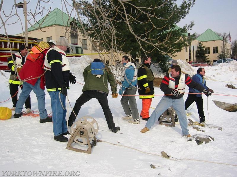 2003 Ice Rescue Training with Somers FD