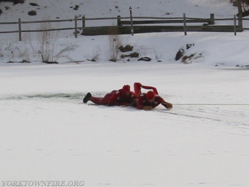 2003 Ice Rescue Training with Somers FD