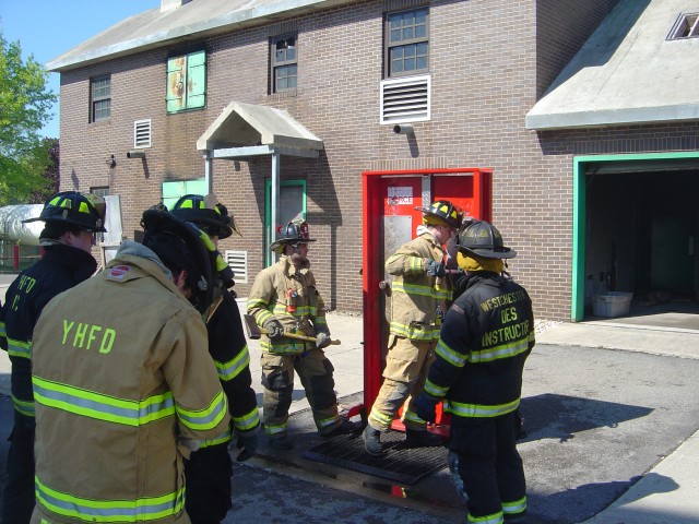 Day of Live Fire Training at the Westchester County Training Center
Firefighters Vergo, Ellsworth, Furman, Collins, and Junior Corp Sergeant Mark O'Connor Took part in the all day training. 
