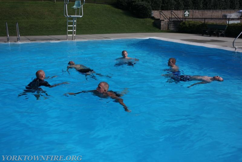 2008 Water Rescue Unit Swim test 